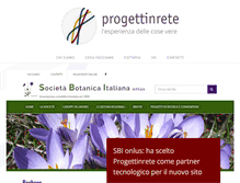 Tablet Screenshot of progettinrete.com